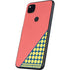 Coral Diagonal Split Google Pixel 4a Skin